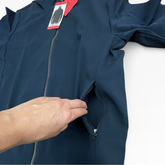 32 Degrees Dark Navy Lightweight Full-Zip soft shell Jacket size: M Gorpcore - Picture 4 of 10